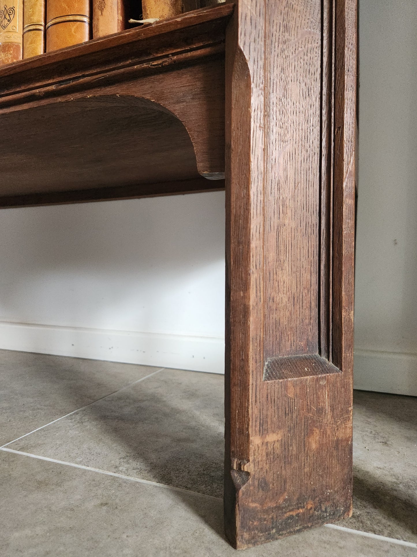 Console d'église française sculptée, 19ème