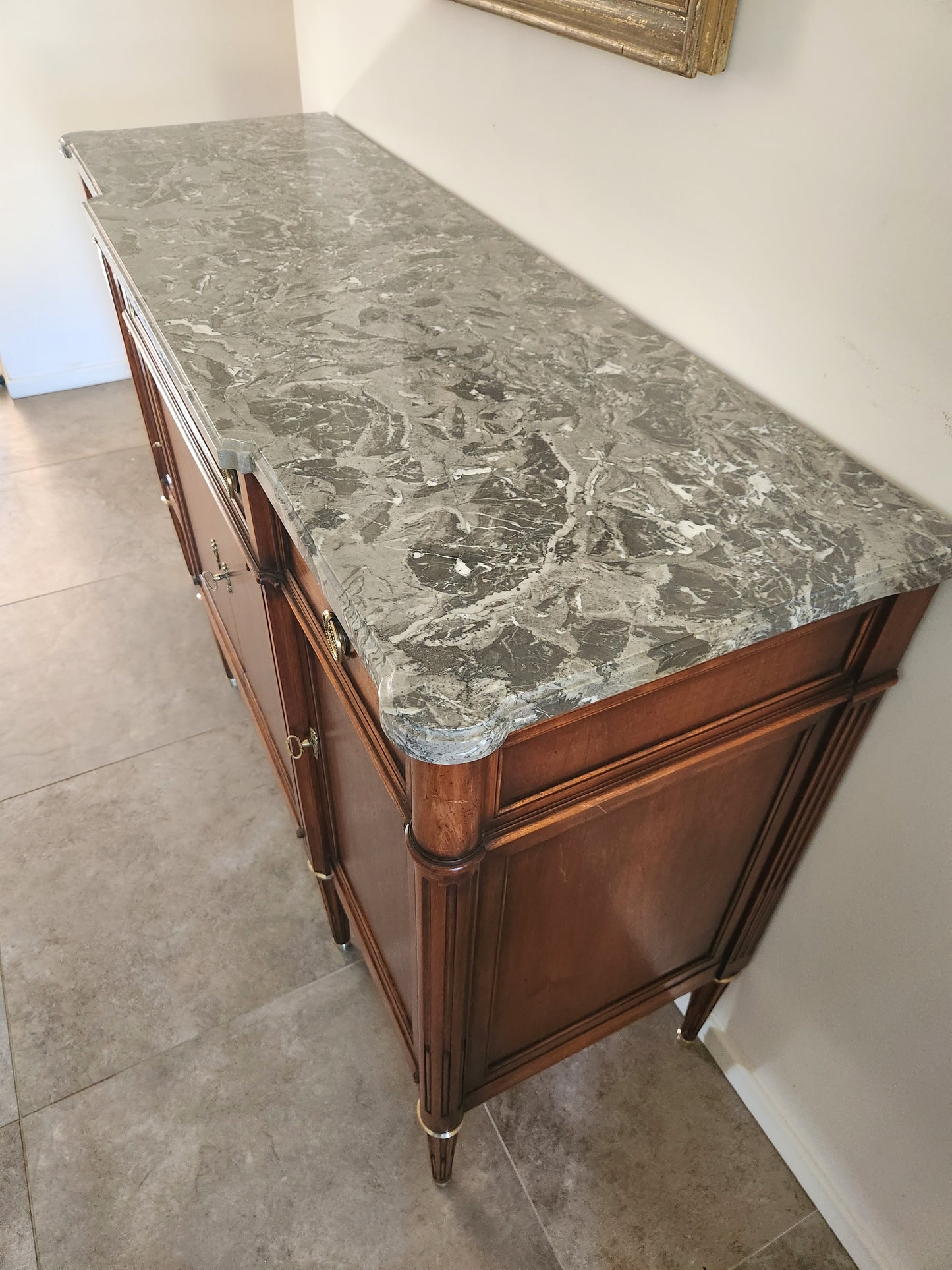 Buffet Louis XVI, Marbre et Bronze