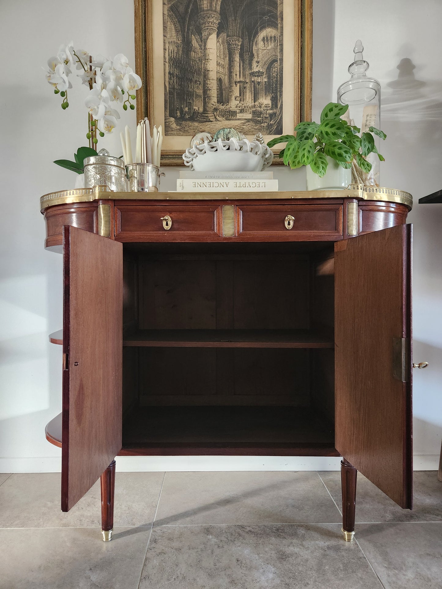 Buffet Vitrine Louis XVI