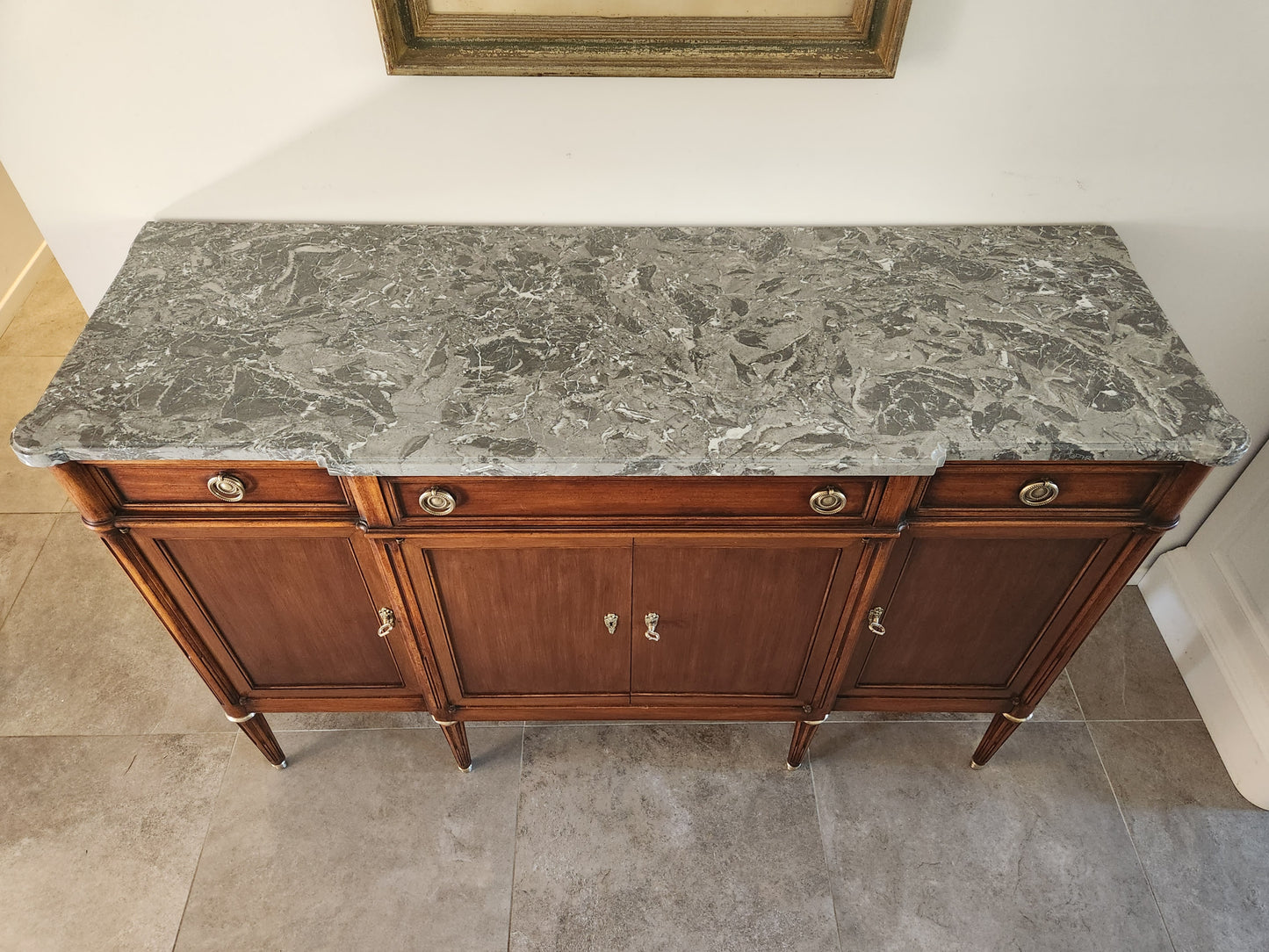 Buffet Louis XVI, Marbre et Bronze